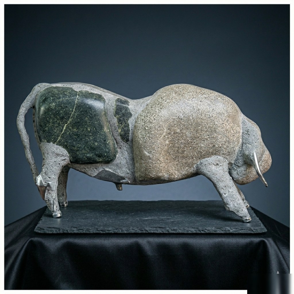 Toro en piedra